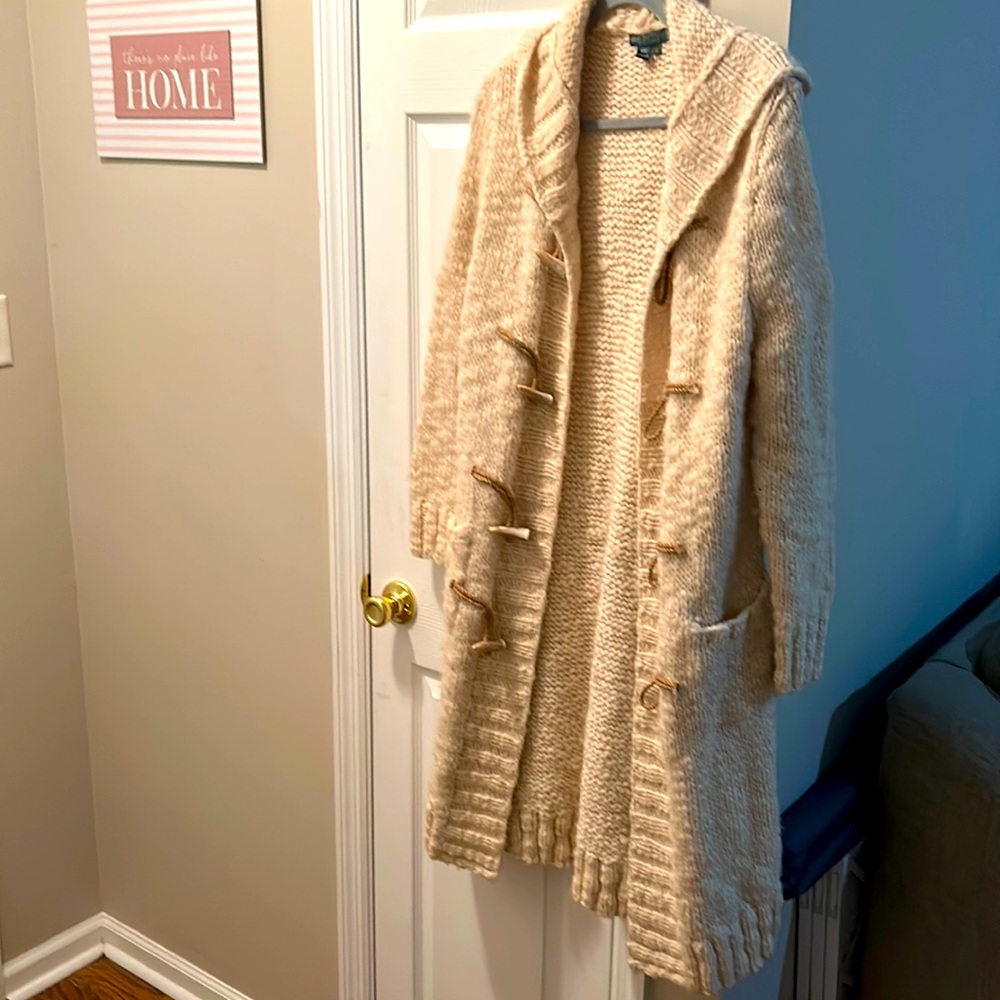 Ralph Lauren, Lauren Jeans Company cream hooded sweater